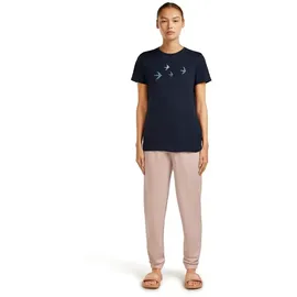 Icebreaker Merino 150 Tech Lite Bird Transit Dunkelblau M