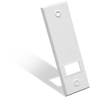 jarolift Kunststoff Abdeckplatte für Gurtwickler/Lochabstand: 134 mm/Farbe: weiß