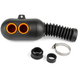 Airbox Karting d.35mm / d.50mm schwarz / orange