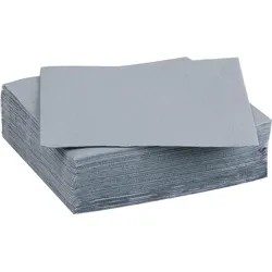 WDMT Quadratische Papierservietten – Grau