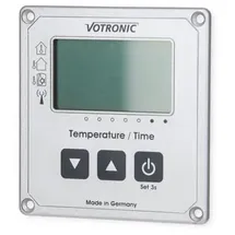 Votronic 1253 LCD-Thermometer / Uhr mit Extern-Sensor