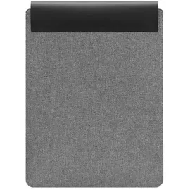 Lenovo Yoga Laptophülle|14,5 Zoll|Magnetverschluss|schlank & leicht, aus recycelten Materialien|Separates Zubehörfach|grau