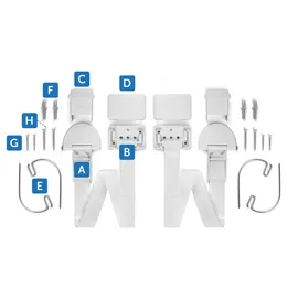 Reer Kippsicherung weiß, 2 Stück
