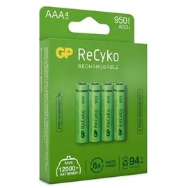 GP Recyko AAA 950 mAh 4 St.