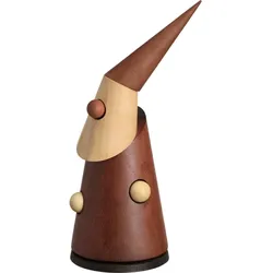 Seiffener Volkskunst Räuchermann Design-Objekt Weihnachtsmann natur