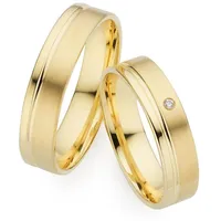 Trauring PHÖNIX "Schmuck Geschenk Gold 333 Trauring Ehering LIEBE versch. Varianten" Gr. 59, gold (gelbgoldfarben), Fingerringe, 59, ohne Brillant, Gelbgold 333, 5,0mm, Made in Germany, wahlweise mit oder ohne Brillant