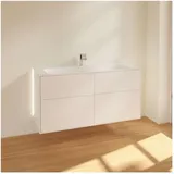 Villeroy & Boch V&B Waschtischunterschrank Wandbeleuchtung Finion 119,6x59,1x49,8cm, White matt lacquer