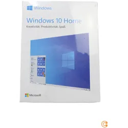 Microsoft Windows 10 Home Betriebssystem Vollversion Computersoftware