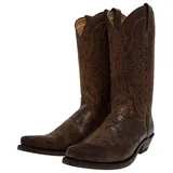 FB Fashion Boots Unisex Cowboy Stiefel 1920 Testa Sadale Westernstiefel Braun 41 EU - 41 EU