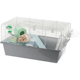 Ferplast Kleintierkäfig Milos Large 58 x 38 x 30,5 cm grau