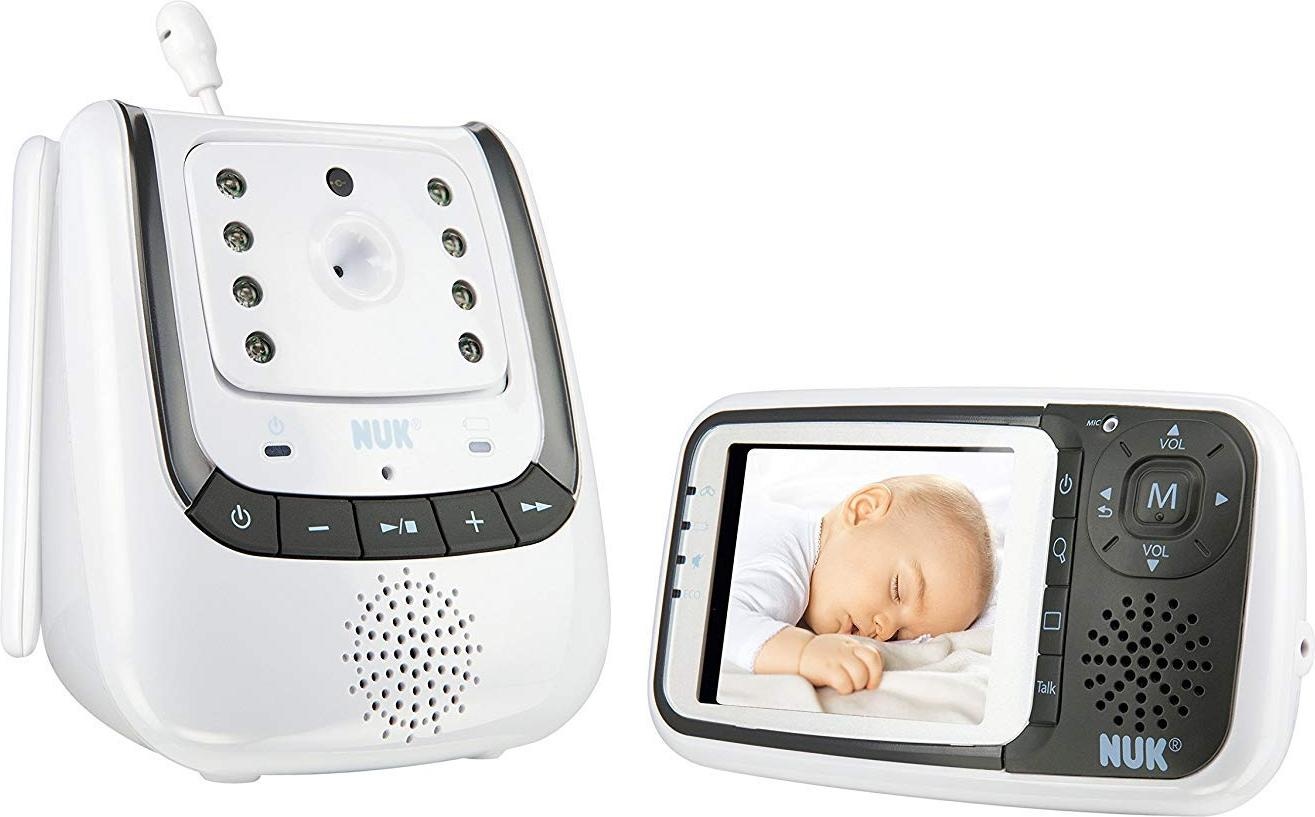 NUK, Babyphone, Eco Control plus Video (Babyphone mit Kamera, 300 m)