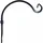 Siena Garden J58102 Wandhaken Metall Schwarz