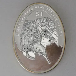 Silbermünze 1oz Kiwi 2016 (koloriert) (Neuseeland)