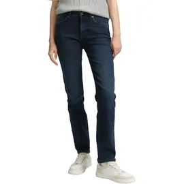 Tom Tailor Damen TTELVA STRAIGHT High Waist Jeans, blau, Uni, Gr. 31/32