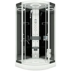 AcquaVapore Dampfdusche Dusche Duschkabine D58-13T3-EC Duschtempel Sauna 90x90 cm