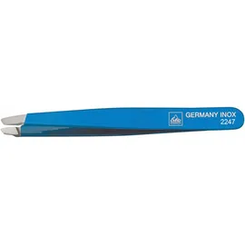 Erbe Pinzette Edelstahl blau
