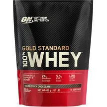 Optimum Nutrition Gold Standard 100% Whey Double Rich Chocolate Pulver 450 g