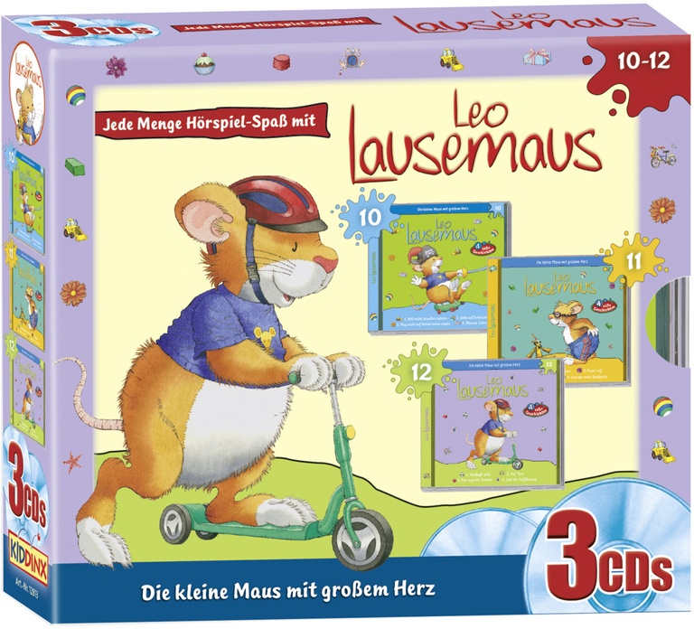 Leo Lausemaus - 10-12 - Leo Lausemaus - 3Er Cd-Box.Tl.10-12,1 Audio-Cd - Leo Lausemaus (Hörbuch)