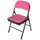 Hti-Living Klappstuhl Velvet schwarz rosa