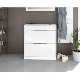 borchardt Möbel Oliva Schuhschrank 89 x 24 x 96 cm weiß