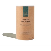 Your Super Skinny Protein Bio-Superfood-Pulver - pflanzliches Proteinpulver, hergestellt mit essentiellen Aminosäuren, Erbsen- und Hanfprotein, Alfalfa, Moringa und Spirulina-Pulver (26 Portionen)