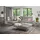 W.Schillig Ecksofa »broadway, Designsofa, mit tollem Sitzkomfort, L-Form«, Sitztiefenverstellung, Kopfteil- & Seitenteilverstellung, Breite 284cm grau