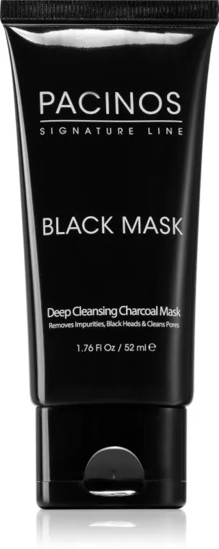 Pacinos Black Mask tiefenreinigende Gesichtsmaske 52 ml