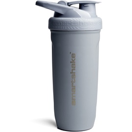 Smartshake Reforce Edelstahl-Protein-Shakerflasche 900 ml | 30 oz - Auslaufsicherer Schraubverschluss - BPA-frei - Unisex - Grau