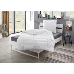 Microfaserbettdecke FAN "Komfort Plus", weiß, B:135cm L:200cm, Bezug: 100% Polyester. Füllung: 100% Lyocell (TENCEL), Bettdecken, zu jeder Jahreszeit ideal für Schwitzer