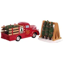 Lemax - Tree Delivery 93423 Transport von Tannenbäumen - Weihnachtsdorf Winterdorf