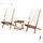 Erst-Holz Wikingerstuhl-Set Baumwolle weiß 2er Set
