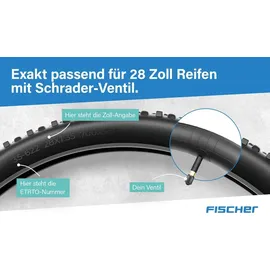 Fischer Schlauch 85098 28 Zoll 40 mm Autoventil
