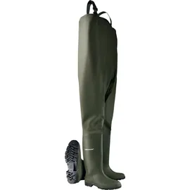 Dunlop Wathose Pricemastor, grün, Gr. 43