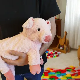 COZY NOXXIEZ Noxxiez Ferkel mit Mama 30 cm Rosa