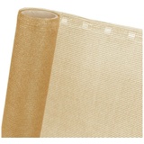 Haga - zaunblende 85 % in 1,5m Breite (Meterware) Sichtblende Schattiernetz in beige
