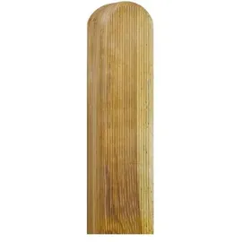 osmo holz OSMO Pfosten - Kiefer geriffelt mit Kopfrundung Anthrazit 1100 mm