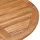 vidaXL Garten-Esstisch Klappbar Ø 110 x 75 cm Teak Braun