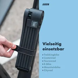 Aaron Premium Pro Faltschloss 110 cm Schwarz Faltschloss