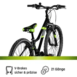 Galano GA20 24 Zoll RH 30 cm schwarz/grün