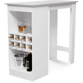 Blumfeldt Bartisch 110 x 75 x 110 cm Weiß