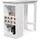 Blumfeldt Bartisch 110 x 75 x 110 cm Weiß