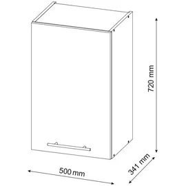 Vicco Badschrank Fame-Line 50 x 72 cm,