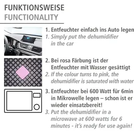 Wenko Auto-Entfeuchter mit Indikator 1000g 1er-Set