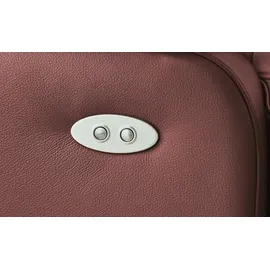meinSofa Wohnlandschaft Leder lila