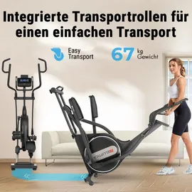 AsVIVA Crosstrainer Smart E4 Pro Grau
