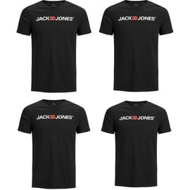 JACK & JONES Logoshirt Corp mit Kurzarm in Weiß-XL