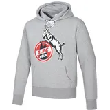 1. FC Köln Hoodie Basic Hoodie Grau M