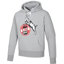 1. FC Köln Hoodie Basic Hoodie Grau M