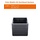 GARANTIA Ergo Quadro M 60 x 80 x 25 cm grau