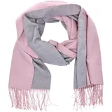 Antonio Damen Schal soft Cashmera - rosa/grau